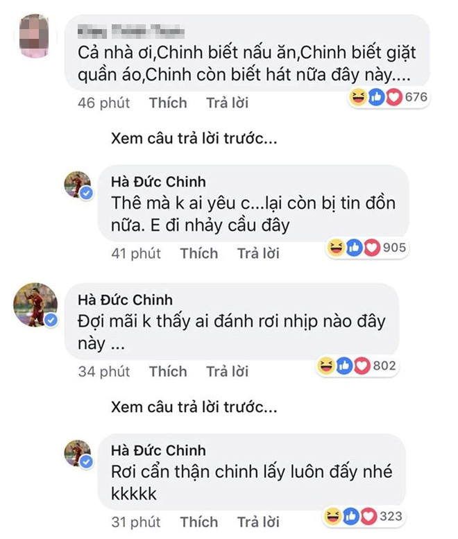 Hà Đức Chinh có bình luận bất ngờ về tin đồn với bạn gái nóng bỏng.