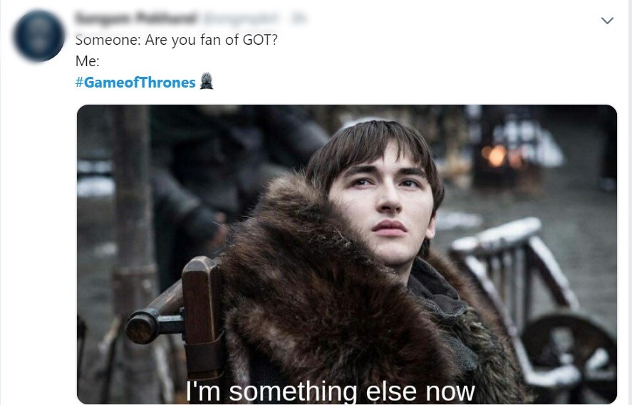Không dám nhận là fan Game of Thrones sau phần 8. Không dám nhận là fan Game of Thrones sau phần 8.