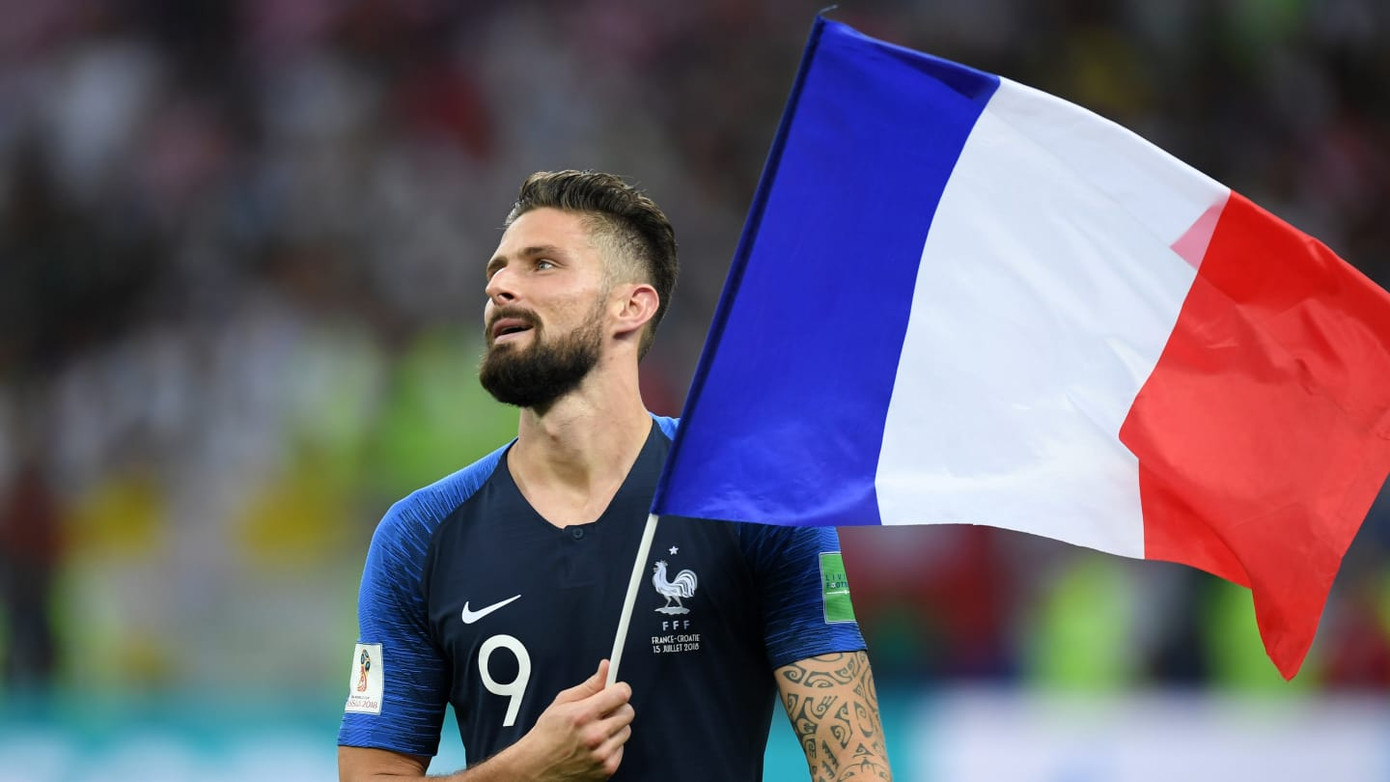 Giroud chơi khá vô duyên tại giải đấu lần này, nhưng có hề chi, anh cũng đã trở thành nhà vô địch cùng đội tuyển Pháp.