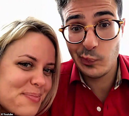 Cecilie Fjellhoy và người đàn ông hẹn hò qua Tinder.