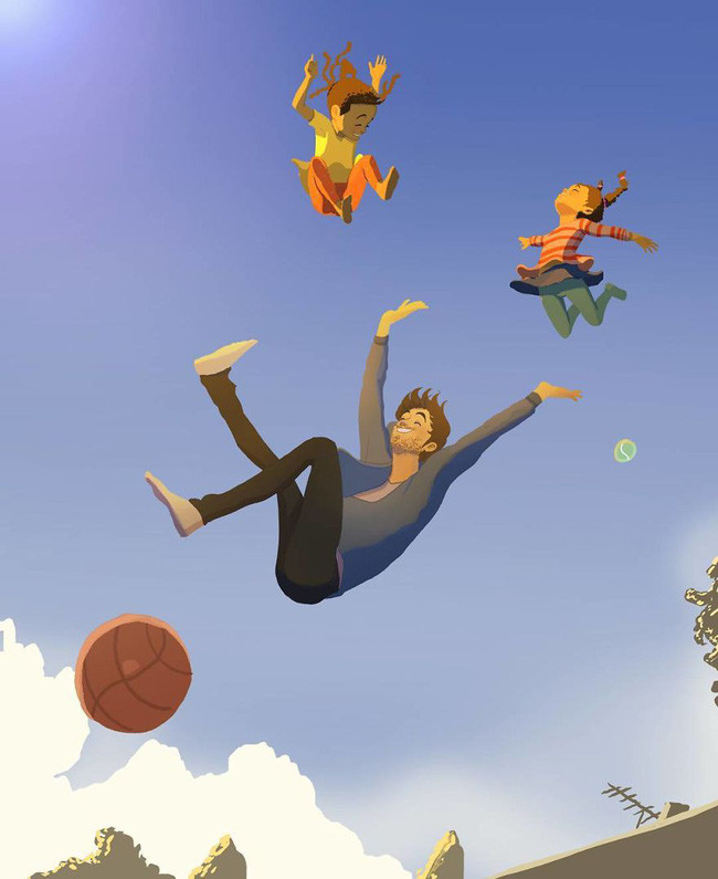 Thả hồn vào thiên nhiên và bầu trời xanh trong những ngày hè thế này thì không còn gì bằng.