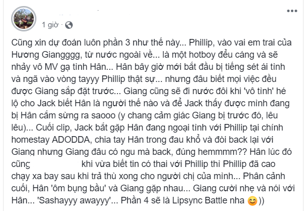 Trí tưởng tượng phong phú của các nhà "biên kịch online" được dịp trổ tài.