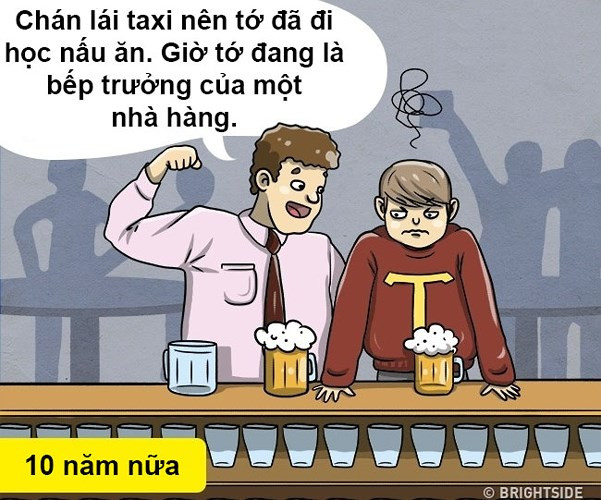 Nhưng nếu bạn không “liều lĩnh” và thử thay đổi, bạn sẽ ngày càng mờ nhạt trong công việc và không thể thành công trong lĩnh vực mà bạn không có hứng thú.