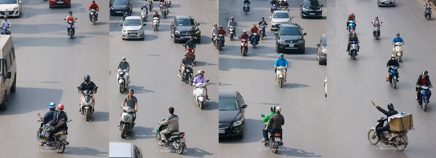 Em ngược đường ngược nắng để yêu anh. Một sáng ngược nắng, Hà Nội.