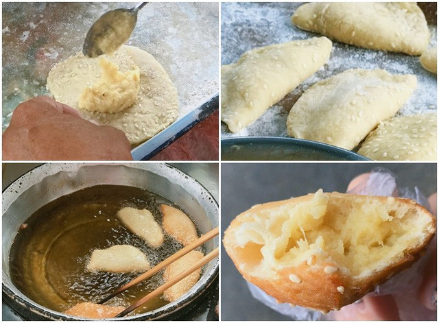 Ở Sài Gòn có muôn kiểu biến tấu của bánh tiêu ảnh 1 Ở Sài Gòn có muôn kiểu biến tấu của bánh tiêu ảnh 1