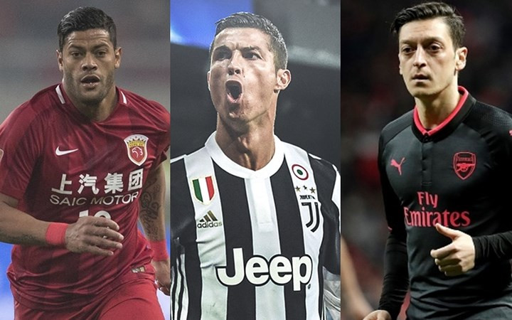 Top 10 cầu thủ lương cao nhất thế giới thời điểm hiện tại gồm có: