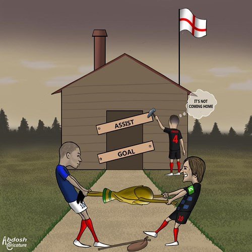 Đánh bại Tam Sư, Croatia tranh giành Cúp với Pháp. (Ảnh: Abdosh).