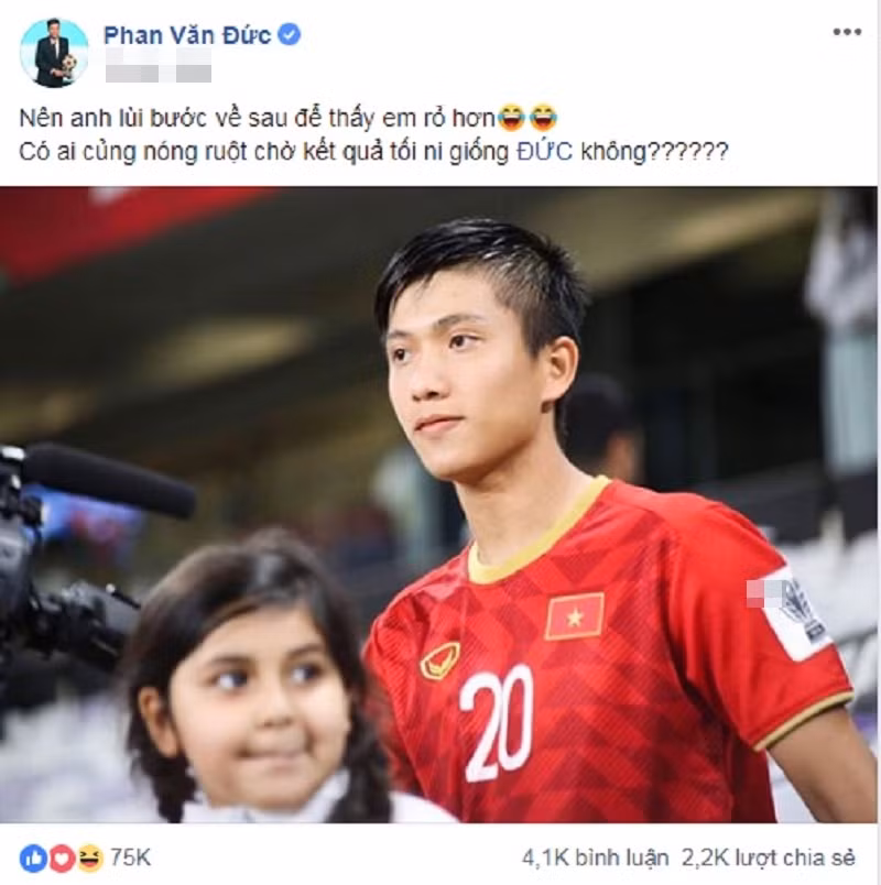 Bức ảnh của Văn Đức - nơi khởi nguồn cho màn "thả thính dạo" của "Tư" Dũng.