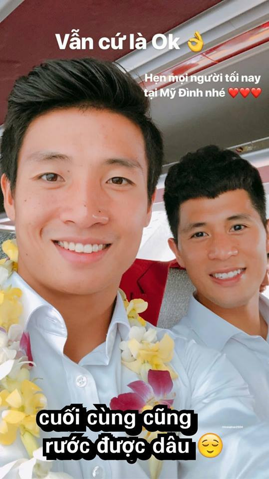 "Mình về Hà Tịnh nào em chào tạm biệt mọi người đi" - Facebook S.L thay lời chú rể.