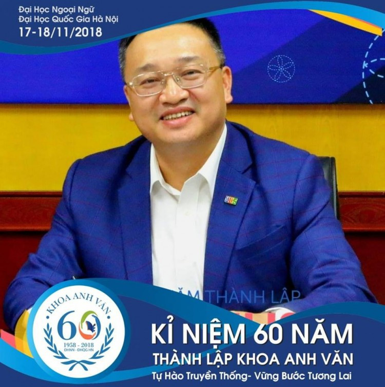 Thầy Đỗ Tuấn Minh, hiệu trưởng Trường ĐH Ngoại ngữ - ĐH Quốc gia Hà Nội (ULIS).