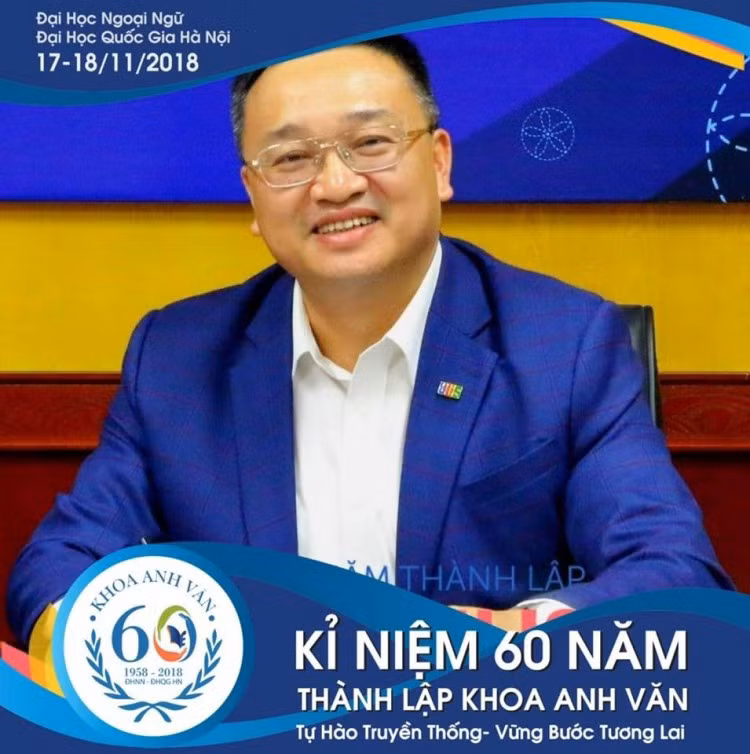 Thầy Đỗ Tuấn Minh, hiệu trưởng Trường ĐH Ngoại ngữ - ĐH Quốc gia Hà Nội (ULIS).