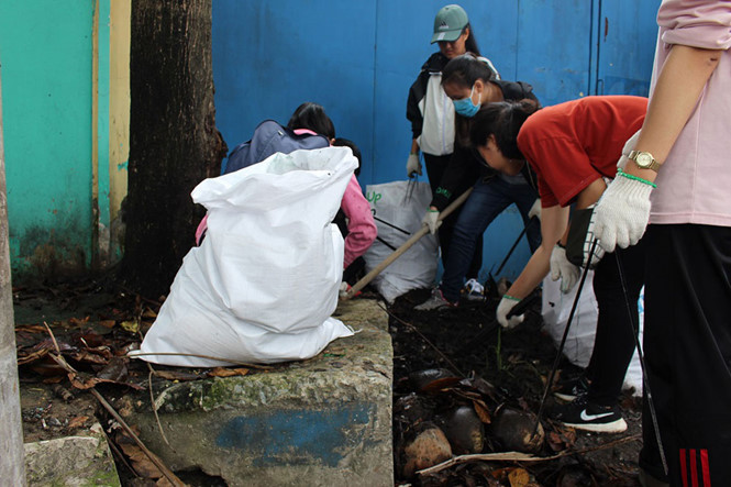 Tham gia hoạt động tình nguyện để kết nối những người nhiệt huyết. ẢNH: TẤN HIỆP.