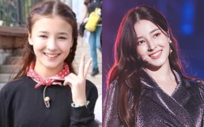 Nancy (Momoland) quả không hổ danh bông hồng lai, các đường nét trên khuôn mặt đã đẹp miễn chê từ bé.