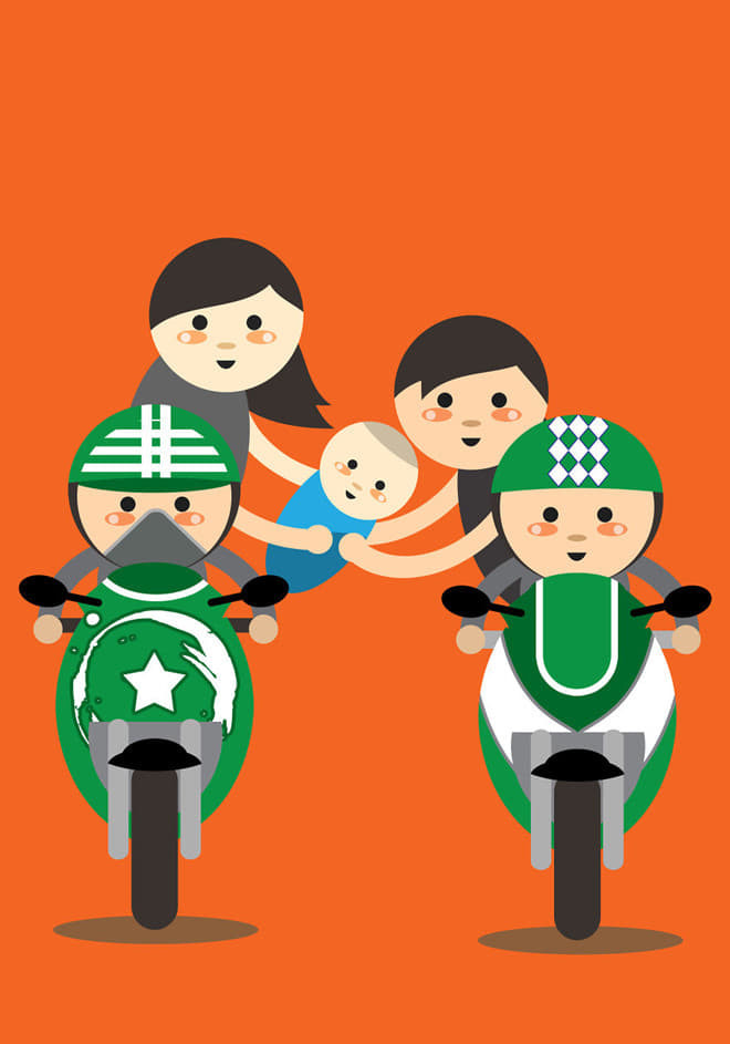 Đôi khi còn có những tình huống giao thông nguy hiểm trên đường phố mà Eisen đã chứng kiến và khắc họa lại thế này đây!