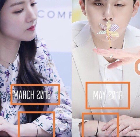 Hai người bí mật đeo vòng đôi