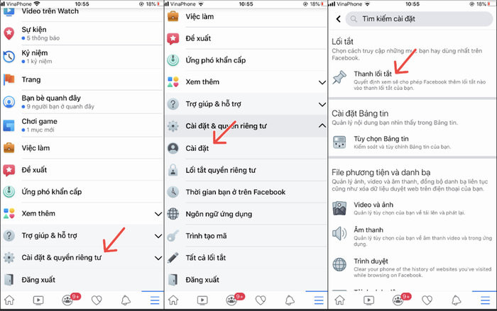 Để kích hoạt tính năng giúp cai nghiện Facebook, bạn hãy thực hiện theo các bước trong ảnh.