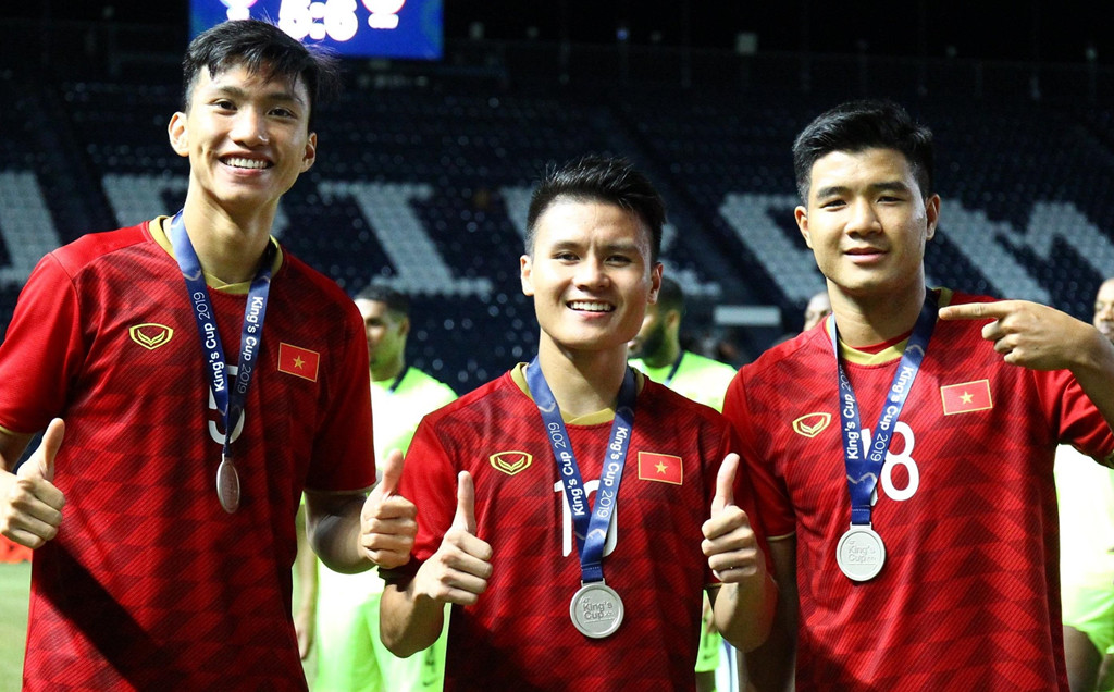Tuyển Việt Nam đang có lứa cầu thủ tài năng. Ảnh: Minh Chiến. Tuyển Việt Nam đang có lứa cầu thủ tài năng. Ảnh: Minh Chiến.