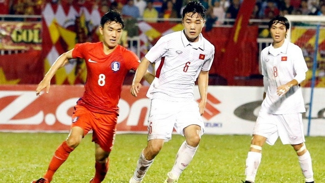 U23 Việt Nam và U23 Hàn Quốc từng đối đầu ở vòng bảng U23 châu Á 2018.