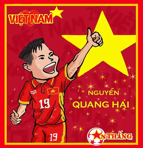 "Sóc nhỏ" Nguyễn Quang Hải.