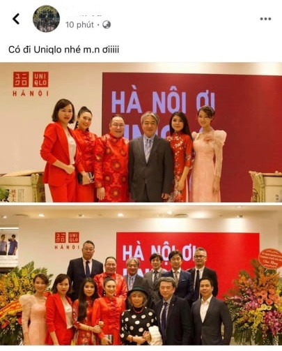 Bức ảnh tiếp theo được lan truyền nhằm chứng minh thông tin N.H.N đi dự lễ khai trương là thật.