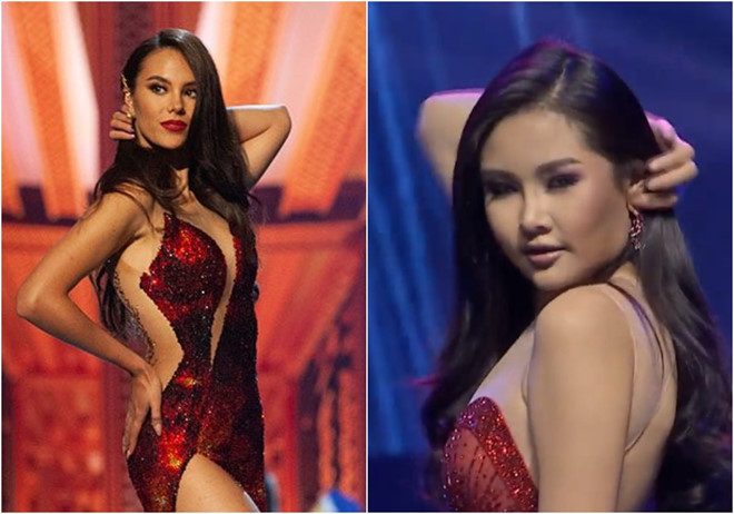 Bức ảnh chứng minh không phải cứ vén tóc, che tai là thành Catriona Gray!