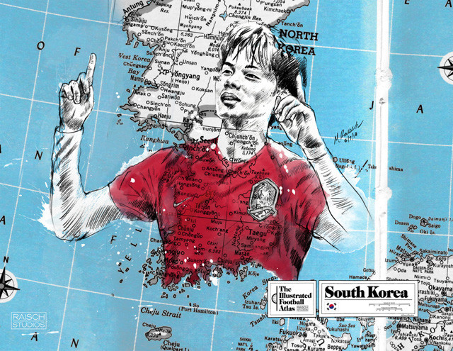 Ki Sung-Yueng của đội tuyển Hàn Quốc.