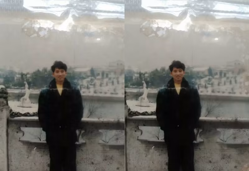 Những bức ảnh cũ được phục chế sắc nét qua ứng dụng này.