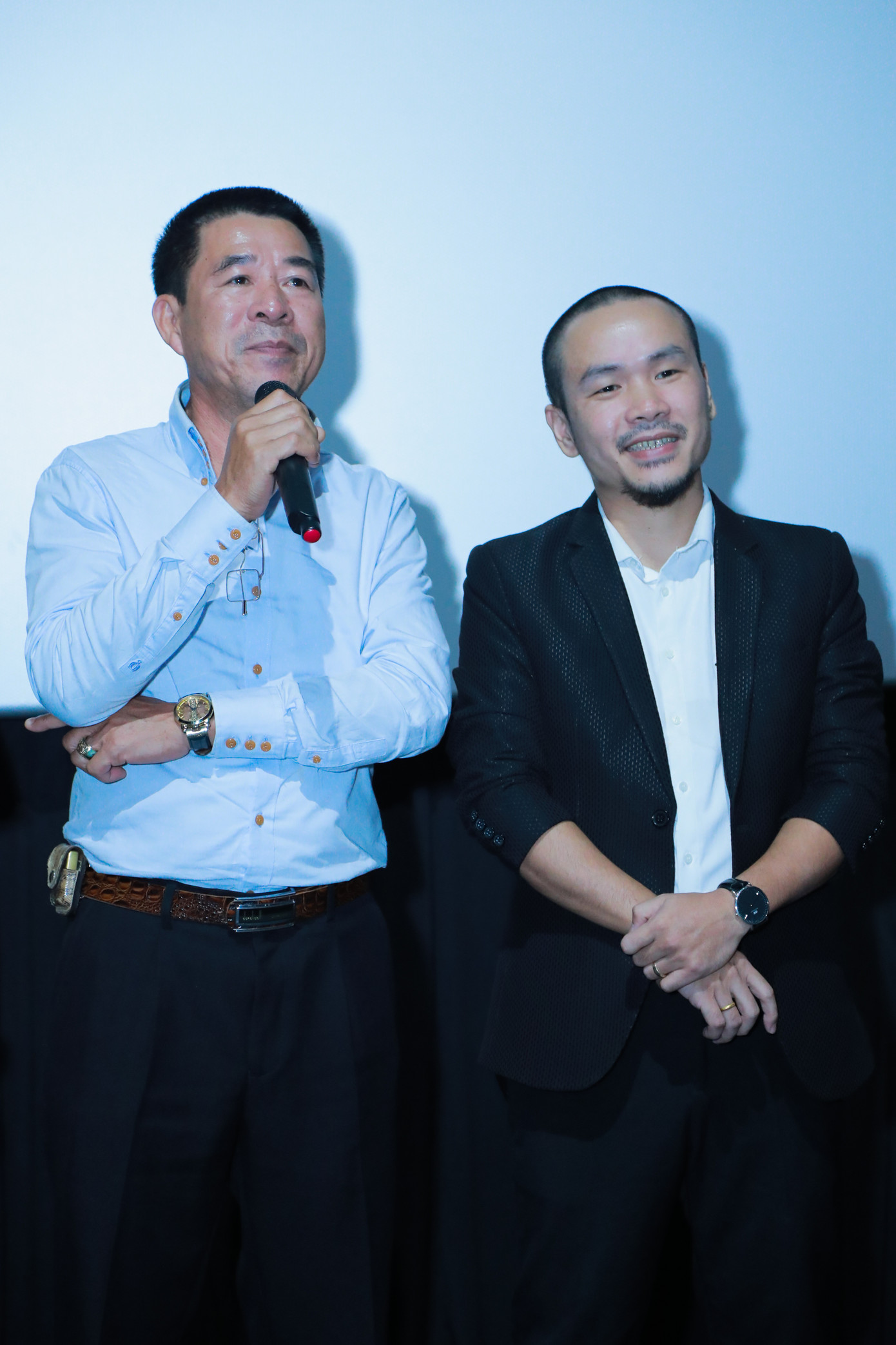 N.S.Ư.T Tạ Minh Thảo và Sơn "sọ" trong buổi công bố dự án "Tân đội đặc nhiệm nhà C21"