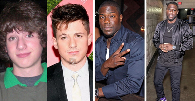 Trào lưu "2009 vs 2019" thu hút người nổi tiếng tham gia. Ảnh: @charlieputh, @kevinhart4real