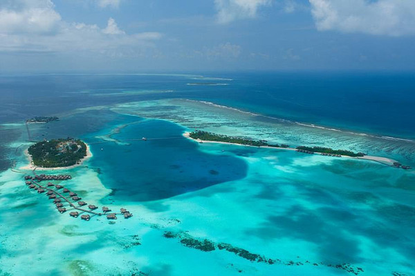 Hòn đảo Conrad Maldives Rangali, nơi khách sạn Muraka tọa lạc.