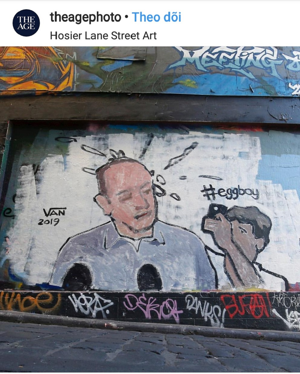 Các bức vẽ trên tưởng xuất hiện khắp các con phố.