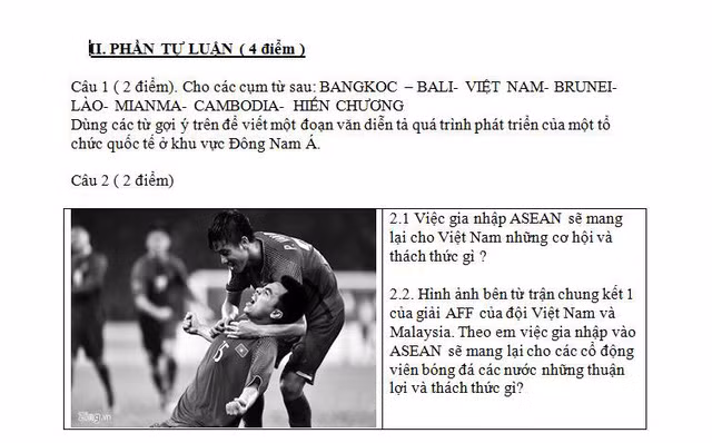 Đề thi Sử lớp 12 Trường THPT Lê Quý Đôn, TPHCM