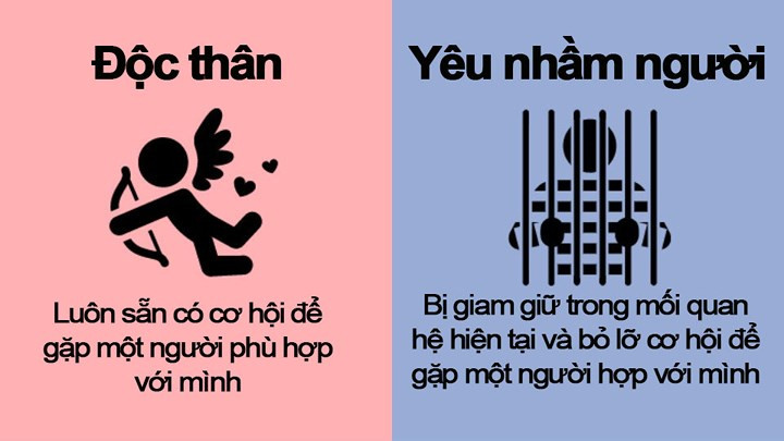Nếu độc thân, bạn có thể tự do đi tìm một nửa kia 