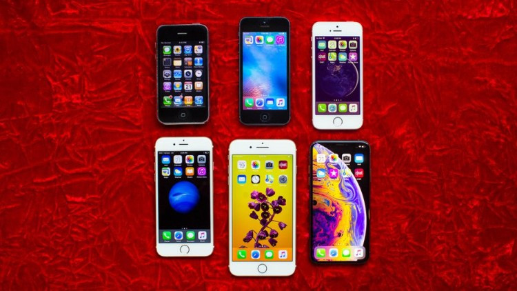 Cũng giống như nhiều smartphone khác, iPhone cũng thay đổi theo thời gian dưới sức ép của đối thủ. Đây là tất cả những chiếc iPhone từng được Apple ra mắt.