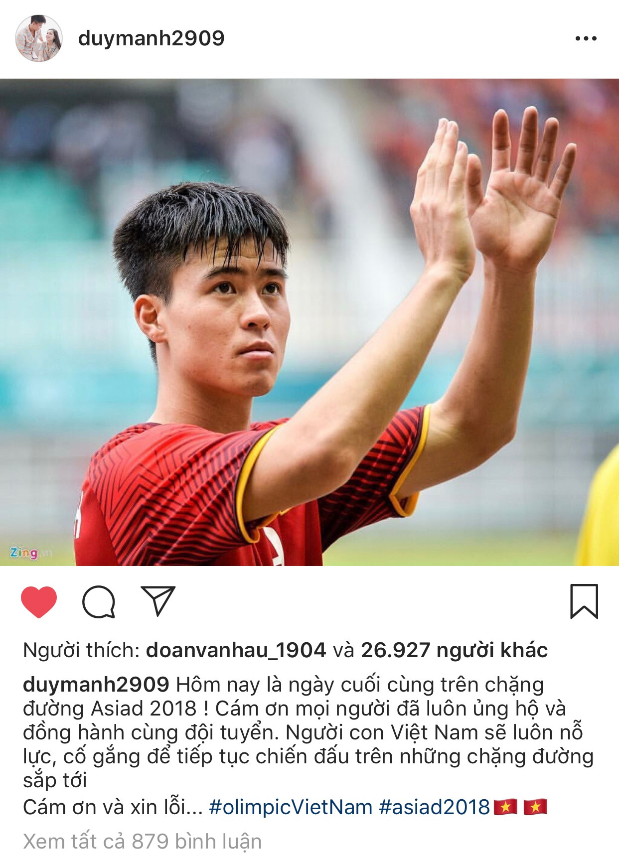 Cầu thủ Duy Mạnh.