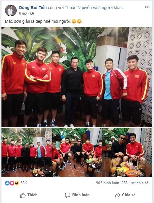 Anh chàng đăng dòng trạng thái mới "chiều lòng" fan.