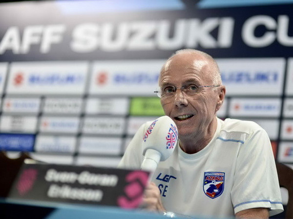 Huấn luyện viên Eriksson của tuyển Philippines. Ảnh: Thuận Thắng.