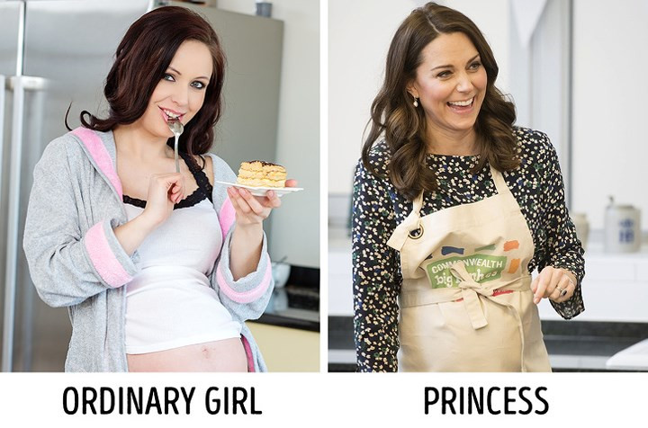 Khi mang thai, các Công nương phải tuân thủ chế độ ăn riêng biệt để tránh tiết lộ giới tính của đứa trẻ.