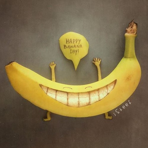 Stephan Brusche là một họa sĩ tài năng người Hà Lan. Từ những quả chuối bình thường, Stephan đã biến chúng thành những tác phẩm nghệ thuật độc đáo bằng sự khéo léo và óc sáng tạo tuyệt vời.