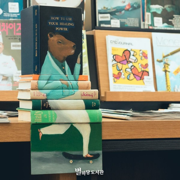 Góc nào của thư viện cũng thuận lợi cho việc đọc sách và chụp hình.