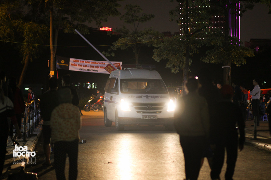 Các lực lượng chứng năng đã có mặt tại hiện trường sau khi xảy ra vụ việc.