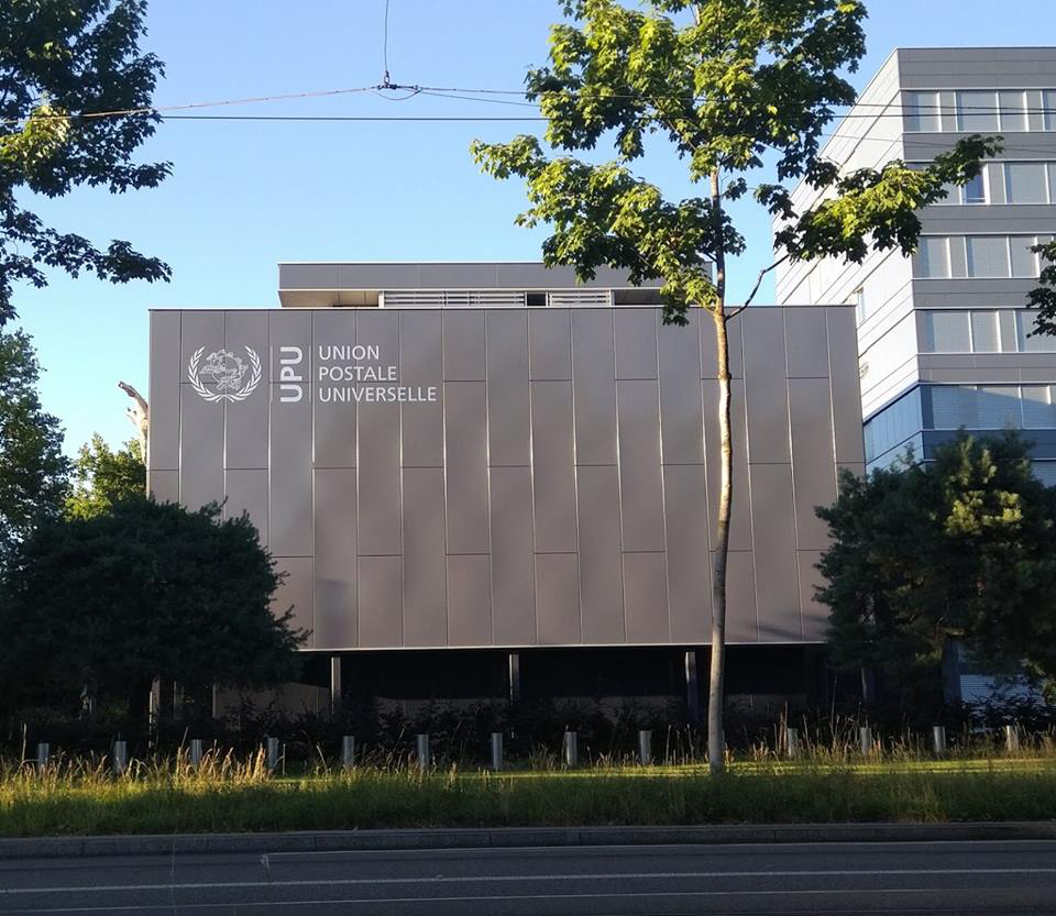 Trụ sở của UPU - nơi diễn ra lễ trao giải cuộc thi.