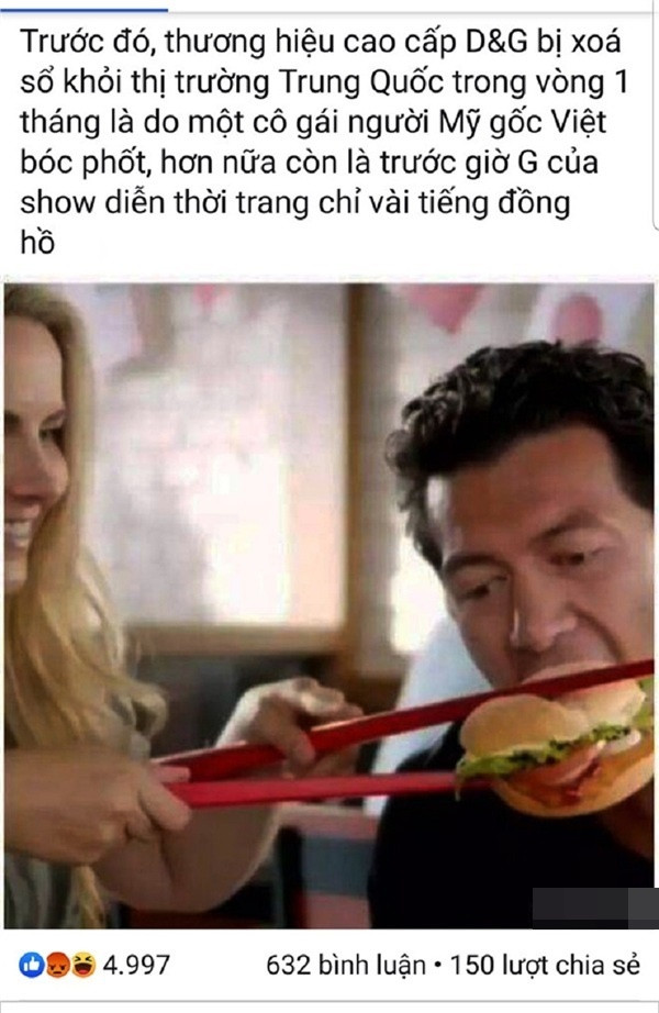 Hành động ăn hamburger bằng đũa gây tranh cãi trong clip quảng cáo của Burger King. Hành động ăn hamburger bằng đũa gây tranh cãi trong clip quảng cáo của Burger King.