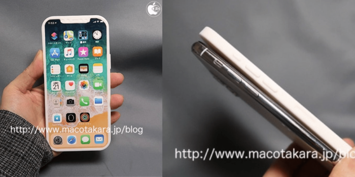 Thiết kế được cho là của iPhone 12 do Macotakara từng công bố. (Ảnh: Macotakara)