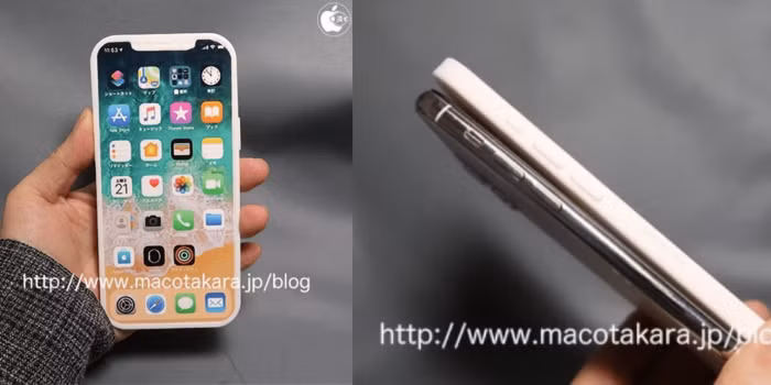 Thiết kế được cho là của iPhone 12 do Macotakara từng công bố. (Ảnh: Macotakara)