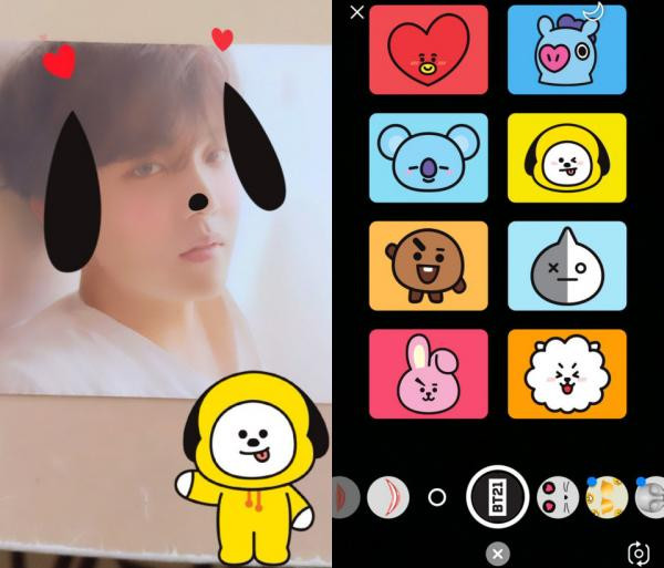 Từ giờ, chúng ta có thể chụp hình với các chàng trai của BTS theo một cách đáng yêu nhất.