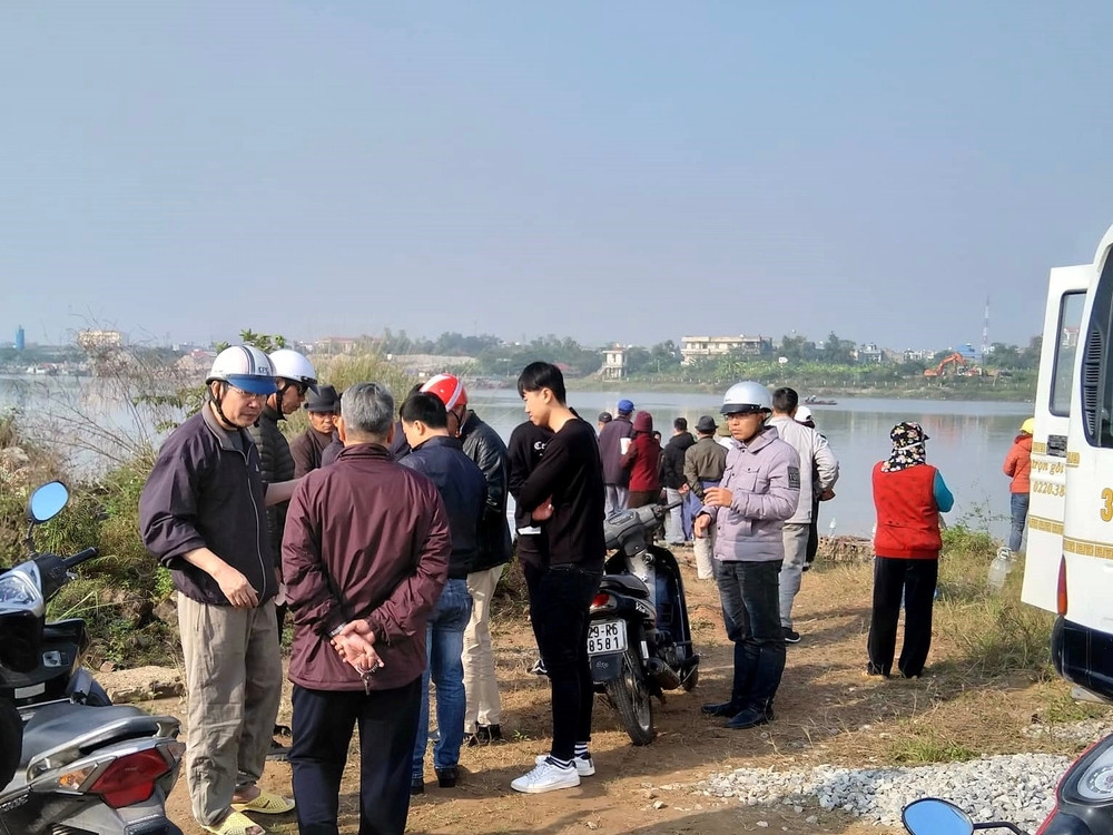 Nơi phát hiện thi thể nạn nhân.