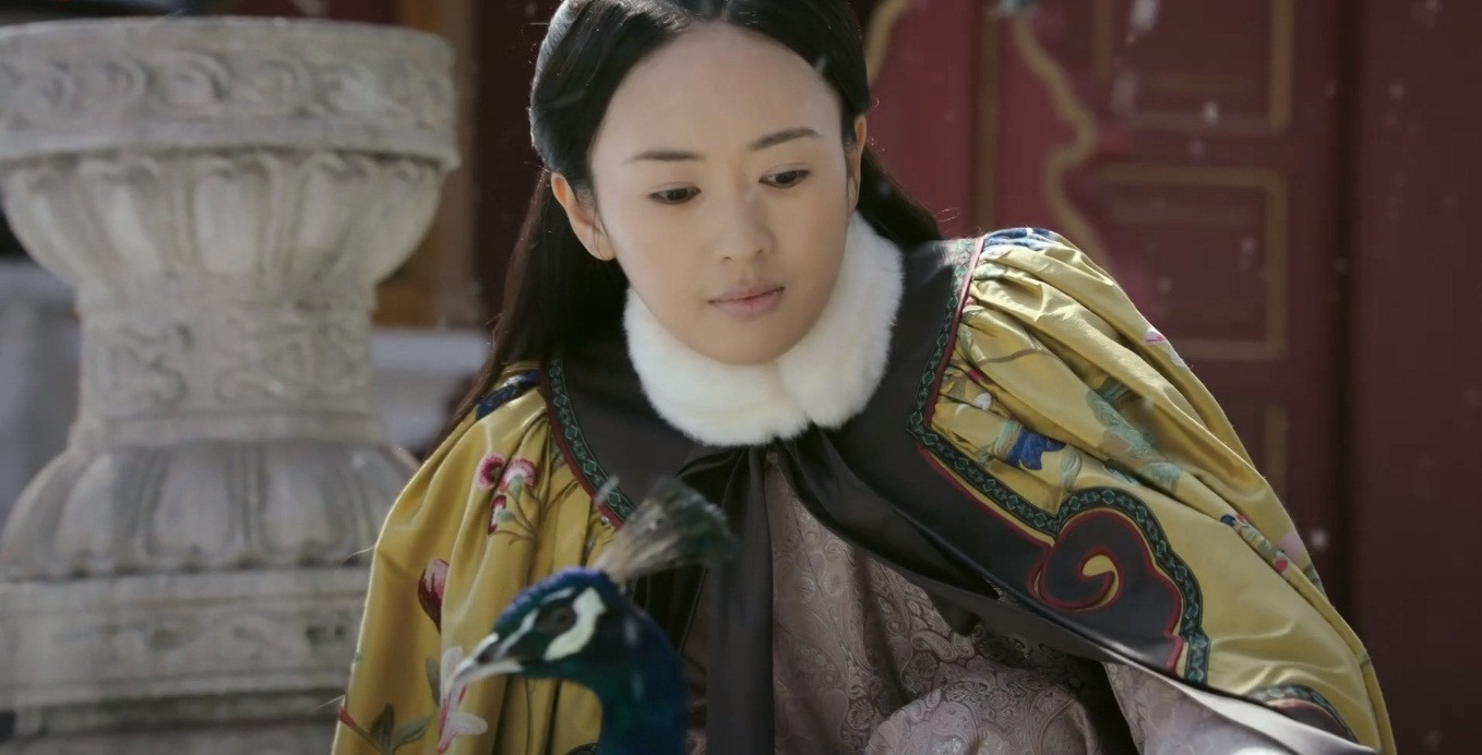 Biết đây là thời khắc cuối cùng của mình, Cao Hi Nguyệt ôm tạm biệt bầy chim công yêu quý.