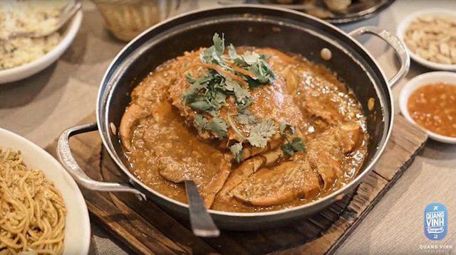 Món cua sốt ớt (Chilli crab) nhìn quá đã khiến nhiều fan "phát thèm".