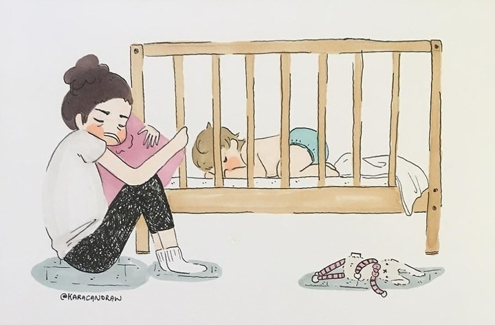 Mẹ có thể quên đi việc ngủ ngon...